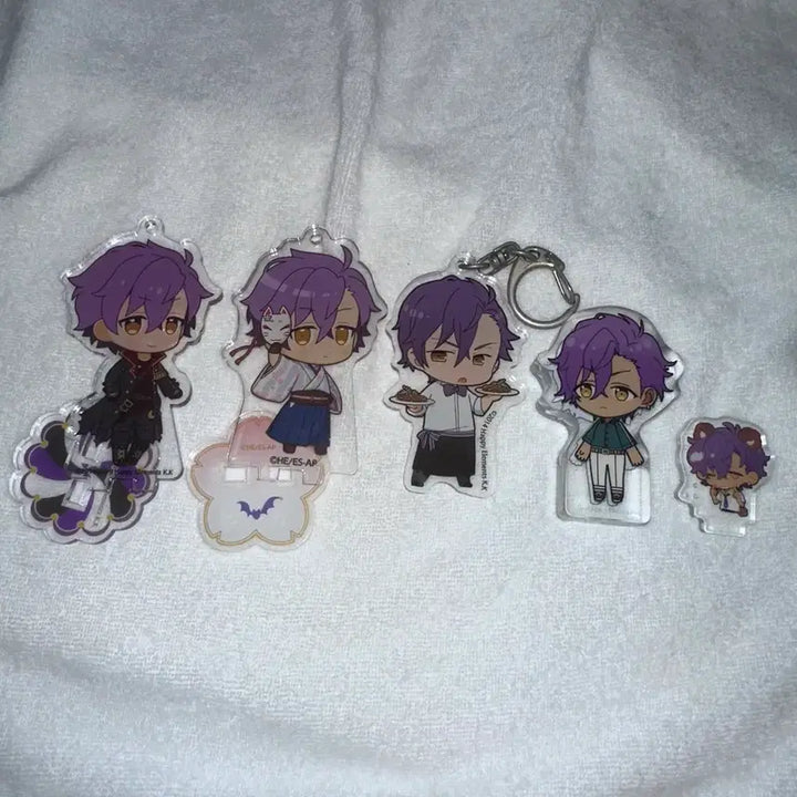 [BUNJANG] Ensemble Stars Adonis Cherry Blossom Acrylic Keyring Bundle / 앙스타 아도니스 아크릴 키링 일괄 벚꽃 아크릴