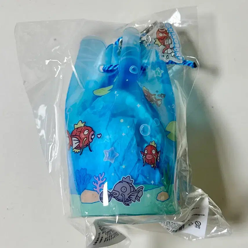 [BUNJANG] Pokemon Murungdowon Pop-up Transparent Ita Bag Pouch + Magikarp Bubble Sticker / 포켓몬 무릉도원 팝업 투명 이타백 파우치+버블스티커
