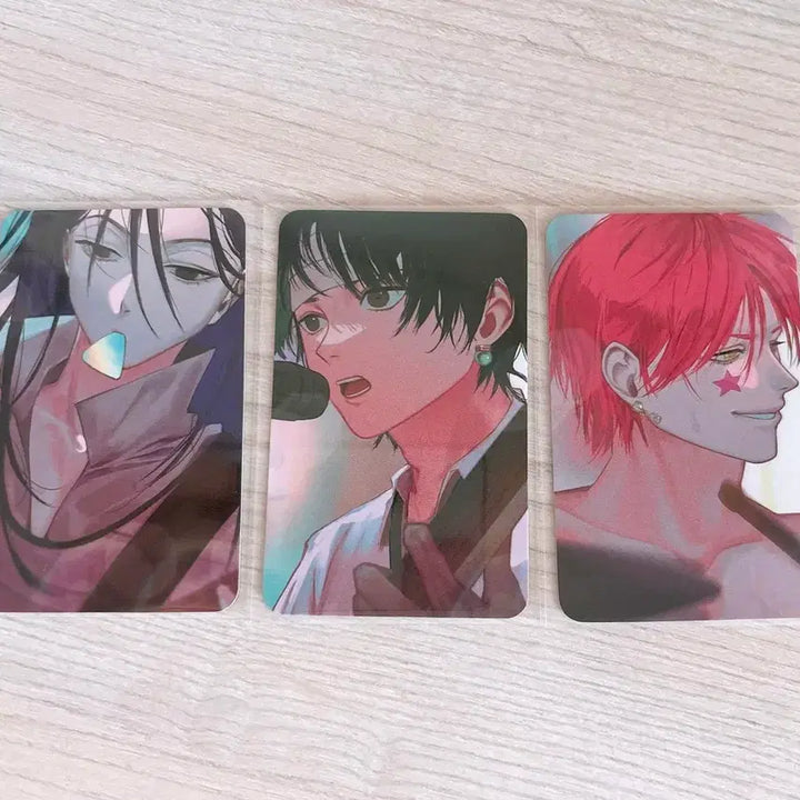 [BUNJANG] Hunter x Hunter Chrollo Hisoka Illumi Band Trio Photocard Set / 헌터헌터 헌헌 이르미 클로로 히소카 밴드트리오 포카 세트