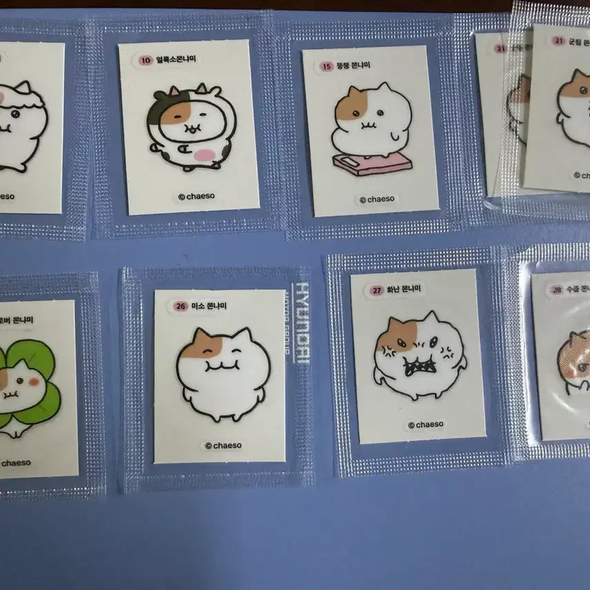 [BUNJANG] Jjonyami Tteoboo Seal / 쫀냐미 띠부씰