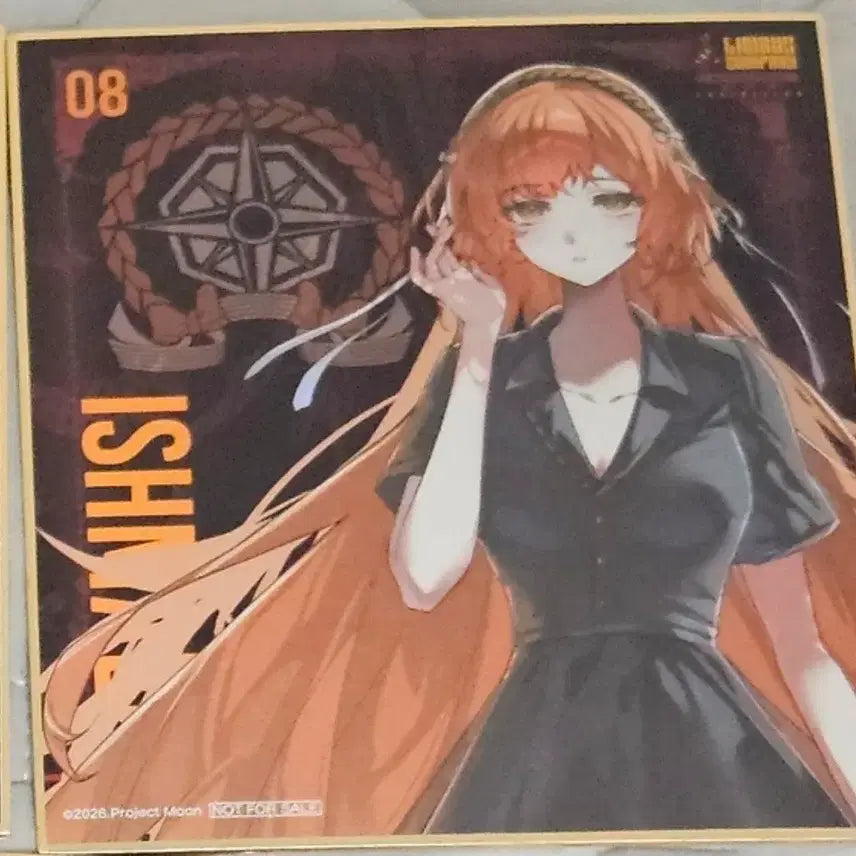 [BUNJANG] Limbus Company Exhibition Ismael Shikishi Art Board / 림버스 전시회 이스마엘 색지