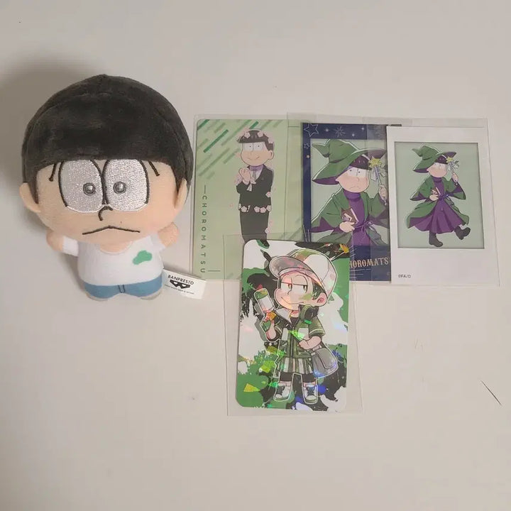 [BUNJANG] Osomatsusan Choromatsu "Chibi Nui" Figure Set (4th Season Costume) / 오소마츠상 쵸로마츠 4기의상 치비누이 자잘한지류일괄