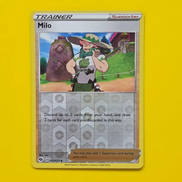 [BUNJANG] Pokemon Card Milo (Akil) Trainer Reverse Holo - North American Edition / 포켓몬카드 마일로 (아킬)트레이너 리버스 홀로 북미판