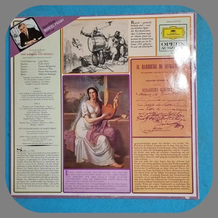 [BUNJANG] Claudio Abbado &amp; London Symphony Orchestra: Rossini - Il Barbiere di Siviglia LP (German Pressing) / 로시니 서빌리아의 이발사 LP NM/NM 독일반