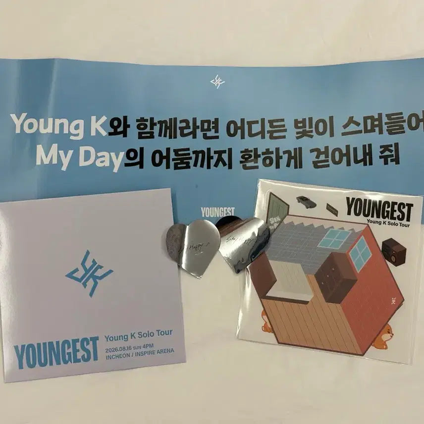 [BUNJANG] DAY6 Young K Solo Concert Last Day Entry Gift &amp; Confetti Bundle Set / (일괄) 데이식스 영케이 솔콘 막콘 입장기프트 / 영케이 컨페티