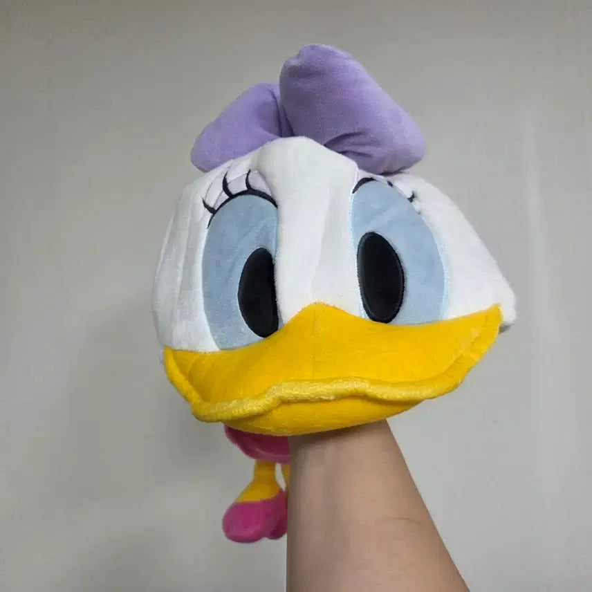 [BUNJANG] Vintage Disney Donald Duck Daisy Hat Cosplay Figure / 빈티지 토이 인형 고전 만화 피규어 캐릭터 디즈니 usj 유니버셜 도날드덕 데이지 모자 코스프레