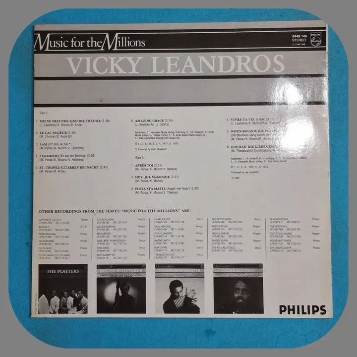 [BUNJANG] Vicki Leandros LP (NM/NM) / 비키 레안드로스LP NM/NM