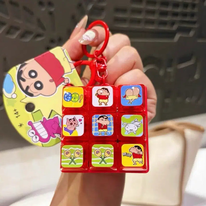 [BUNJANG] Crayon Shin-chan Keycap Keychain / 짱구는못말려 키캡 키링