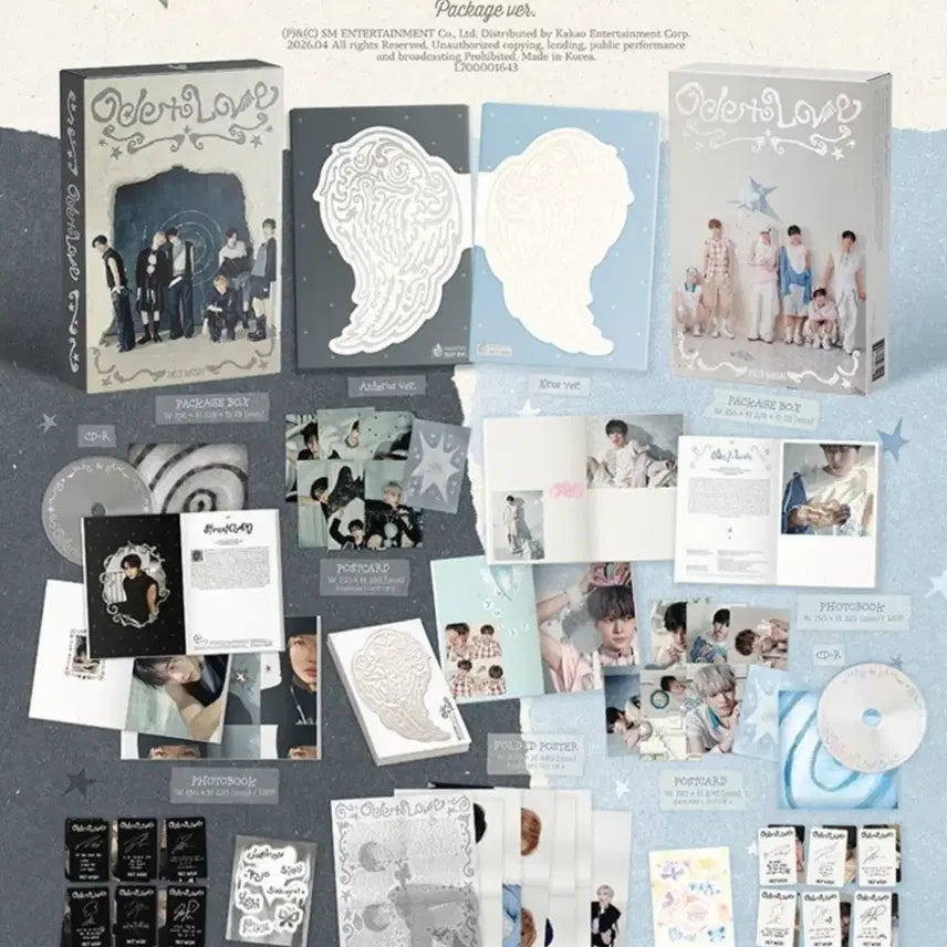 [BUNJANG] NCT WISH O2 Love Package Version Set (Unsealed) / 개봉)엔시티 위시 오투럽 오드 투 러브 패키지 버전 세트
