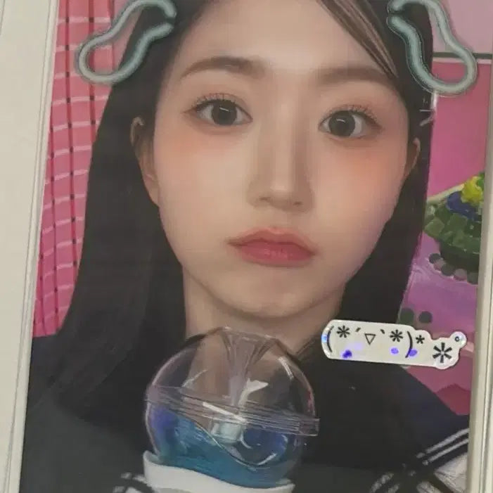 [BUNJANG] NMIXX Cheer Stick &amp; Haewon Photocard Bundle Set / 엔믹스 응원봉&amp;해원포카 판매합니다