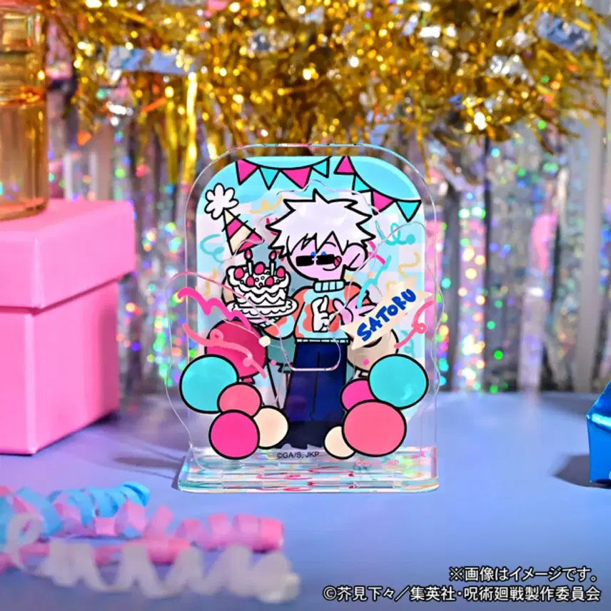 [BUNJANG] Jujutsu Kaisen Satoru Gojo Ugly Sweater Party Acrylic Stand / 주술회전 마크우드 어글리 스웨터 파티 아크릴 스탠드 - 고죠 사토루
