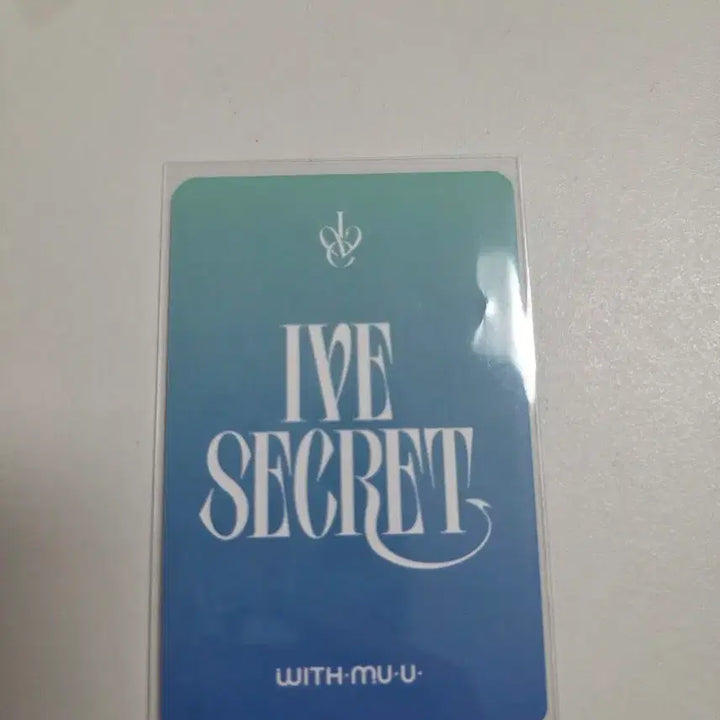 [BUNJANG] IVE Secret Wemakeup Lucky Draw Rei Photocard / 아이브 시크릿 위드뮤 럭키드로우 리즈 포카