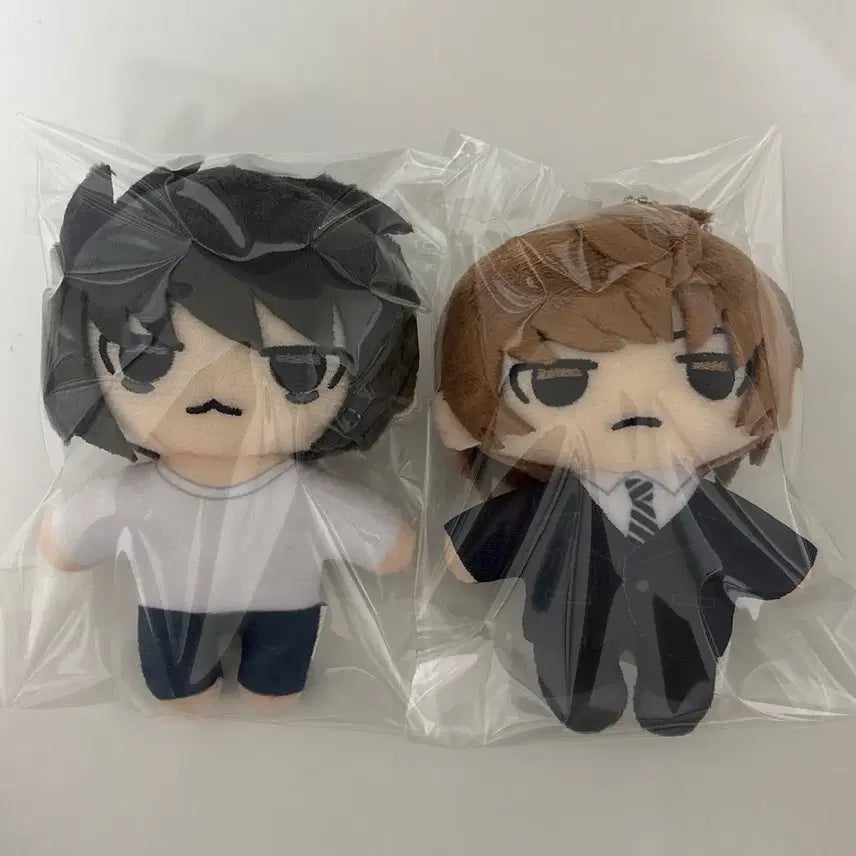[BUNJANG] Death Note L &amp; Light Original Exhibition Plush Set / 데스노트 엘 라이토 원화전 누이 인형