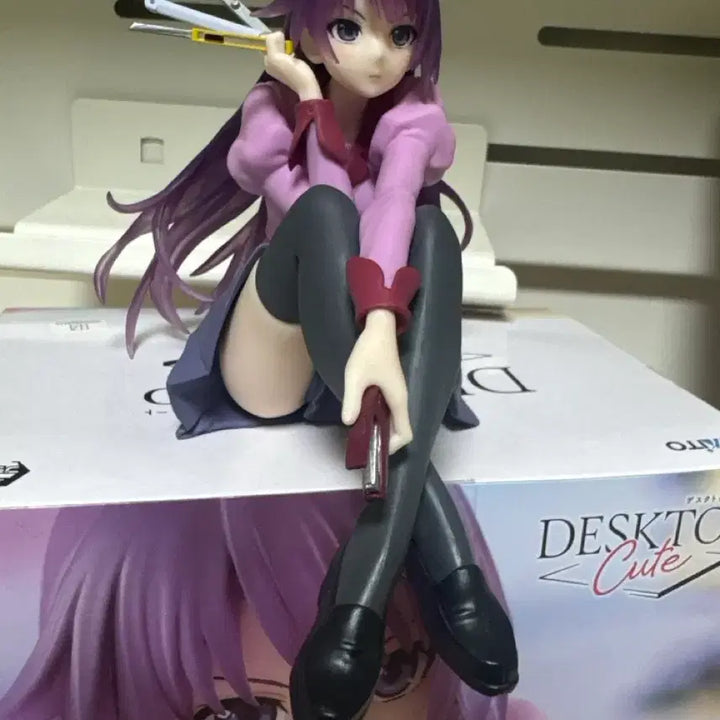 [BUNJANG] Bakemonogatari Hitagi Senjougahara Desktop Figure / 바케모노가타리 데스크탑 센죠가하라 히타기 피규어