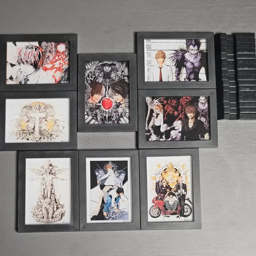 [BUNJANG] Death Note Magnet Frame Bundle Set (8 Frames) / [일괄] 데스노트 마그넷 액자
