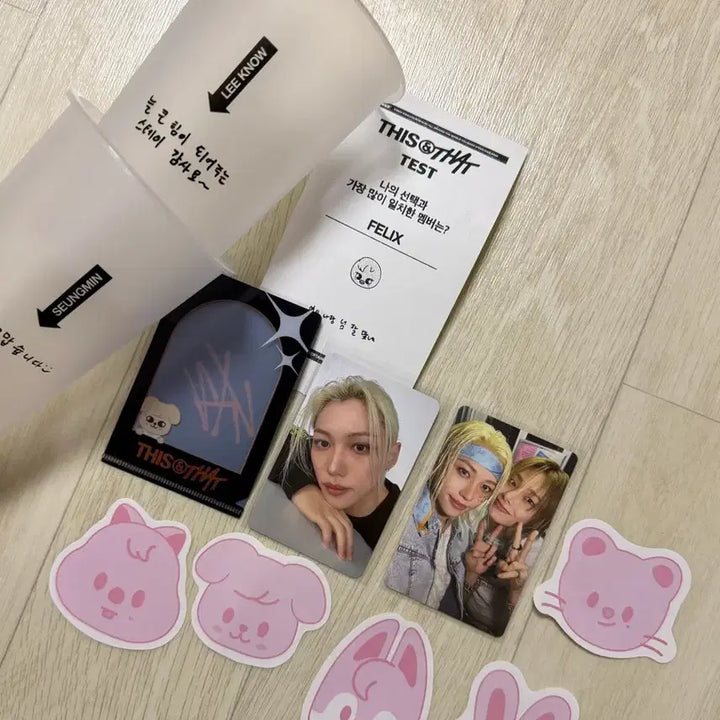 [BUNJANG] Stray Kids THIS MEANS THAT Popup Long Sleeve Photocard Set / 스트레이키즈 스키즈 디스앤댓 팝업 3만원 롱슬리브 포카