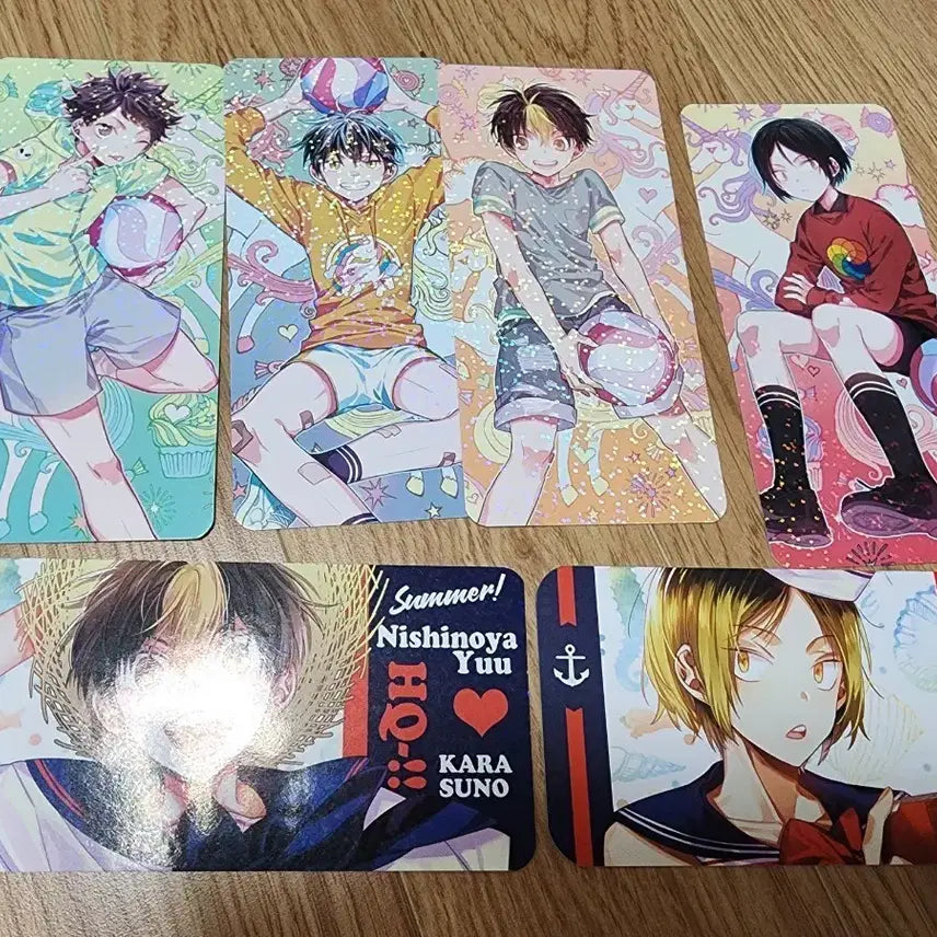 [BUNJANG] Haikyuu Unofficial Goods Card Set / 하이큐 비공식 굿즈 카드텍