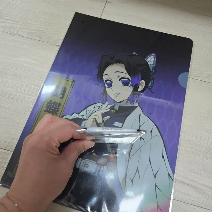 [BUNJANG] Demon Slayer Shinobu File and Acrylic Card Set / 귀멸의칼날 시노부 파일,아크릴카드 판매!