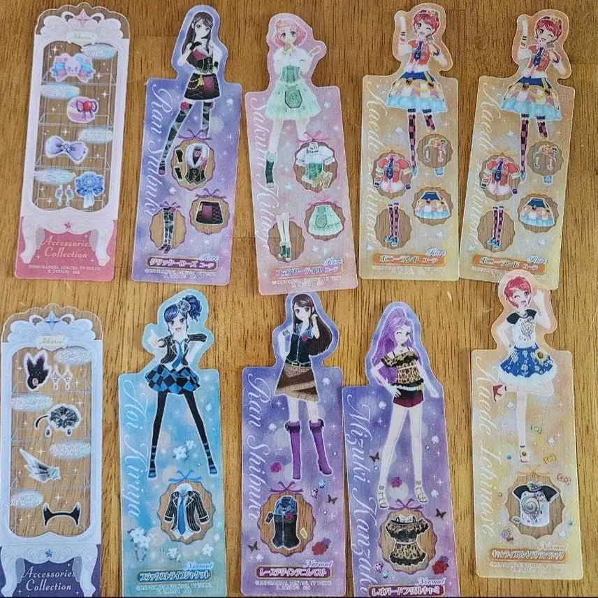 [BUNJANG] Aikatsu! Bookmark Set / 아이엠스타 아이카츠 책갈피 북마크 티켓라이크 일괄 판매 교환