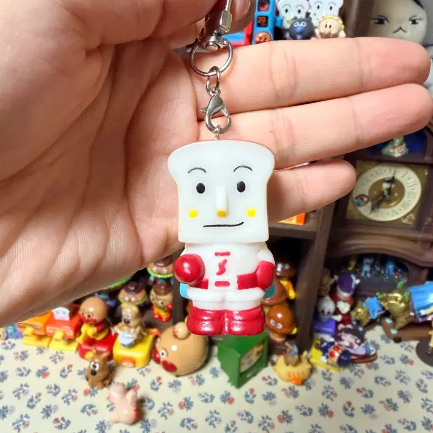 [BUNJANG] Anpanman Soft Figure Keychain / 호빵맨 소프트 피규어 키링