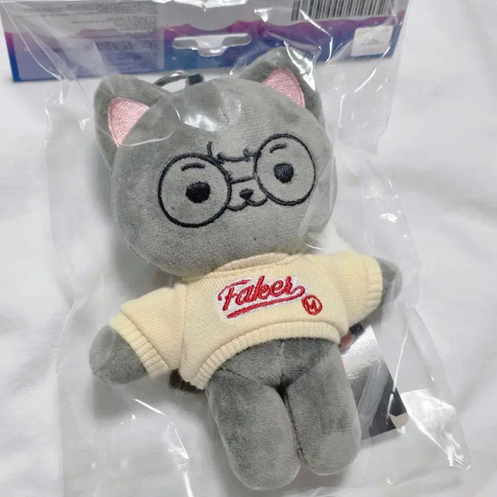 [BUNJANG] T1 Faker Onse Tti Felinae Keyring Doll 15cm / 티원 페이커 온세티 페냥이 15cm 미개봉 키링 인형