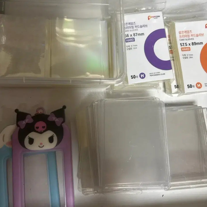 [BUNJANG] Popcorn Games Card Sleeves &amp; Top Loaders Bundle / 슬리브,탑로더 일괄