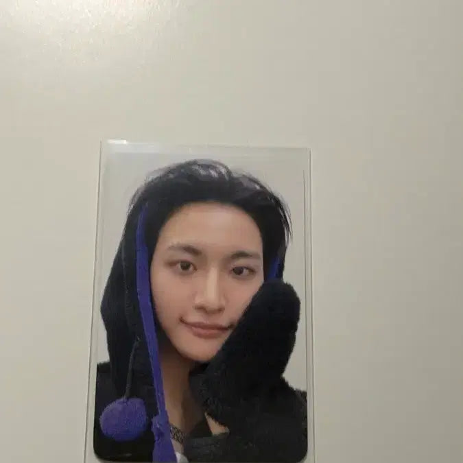 [BUNJANG] ATEEZ Makestar POB Seonghwa Black Cat Photocard / 에이티즈 메이크스타 미공포 검정고양이 성화