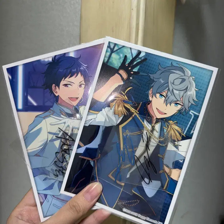 [BUNJANG] Ensemble Stars Sena Izumi &amp; Fushimi Yuzuru Signed Sticker Bundle / 앙스타 세나 이즈미 후시미 유즈루 사인 스티커 판매