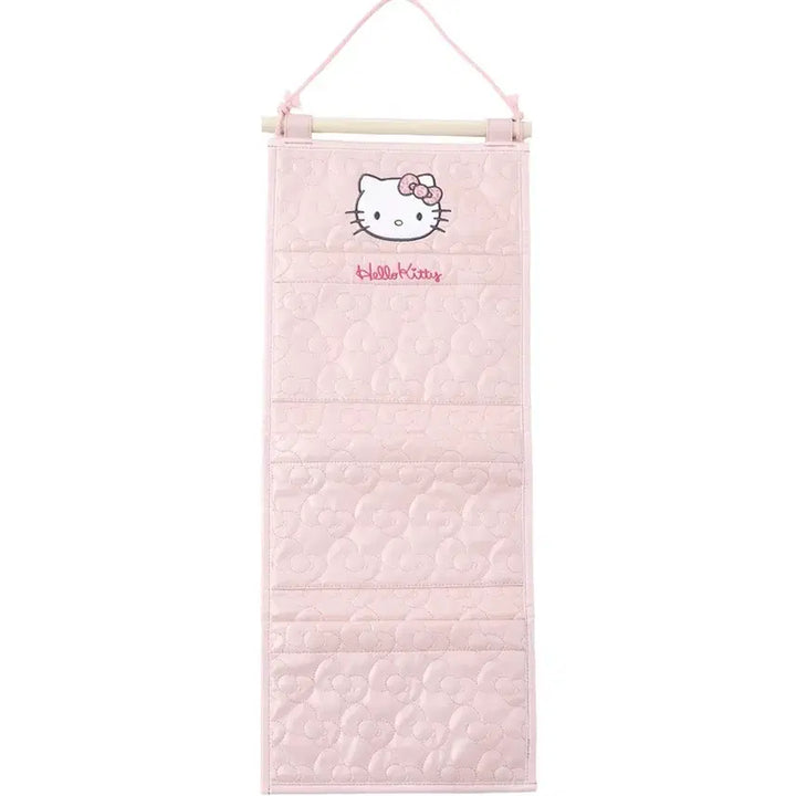 [BUNJANG] Hello Kitty 3COINS Quilted Wall Pocket Pink Sealed / 헬로키티 3COINS 퀼팅 월포켓 핑크 미개봉 새상품