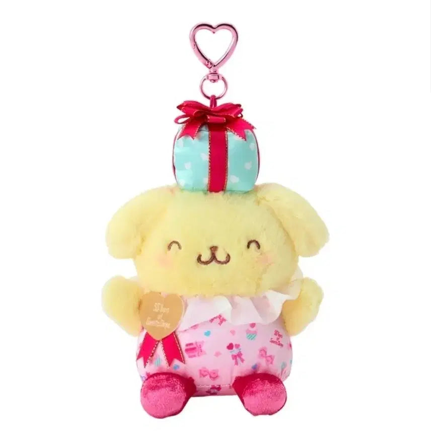 [BUNJANG] Sanrio 55th Anniversary Pompompurin Mascot Keyring / 산리오 55주년 기념 폼폼푸린 마스코트 키링