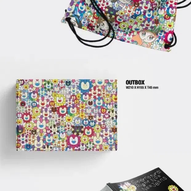 [BUNJANG] NewJeans Murakami Supernatural Album String Bag Goods / 뉴진스 무라카미 슈퍼내추럴 앨범 가방 스트링백 굿즈 아이돌 버니즈 포카 응원봉 토끼