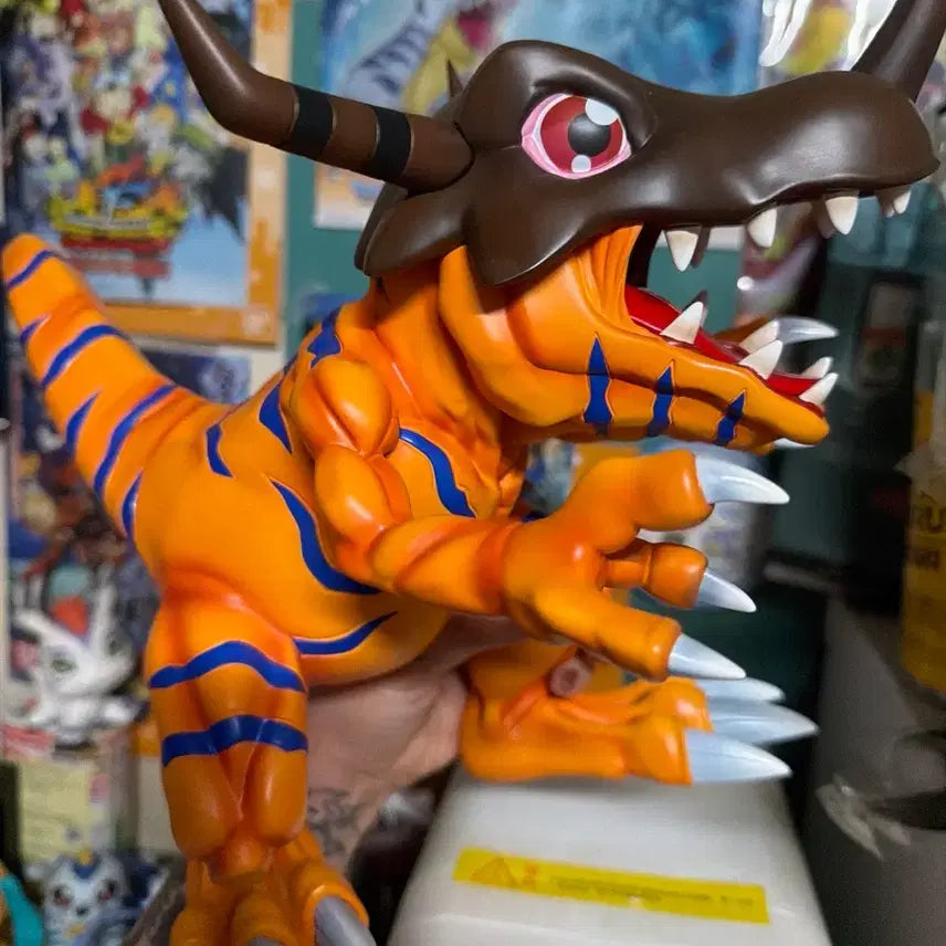 [BUNJANG] Digimon Greymon Taichi Yagami Resin Figure / 디지몬 그레이몬 신태일 타이치 레진 피규어 DMX