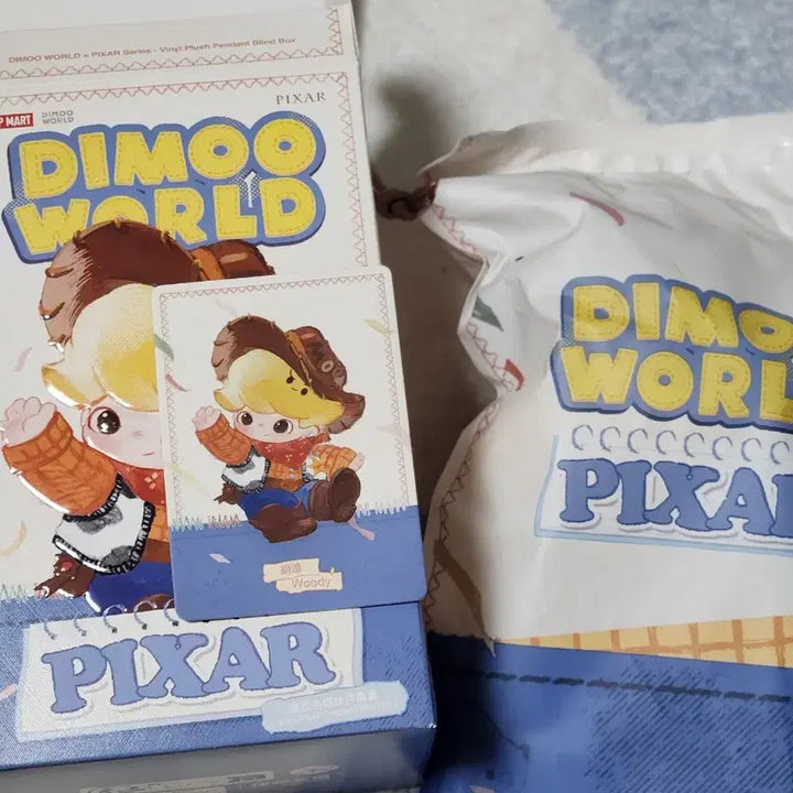 [BUNJANG] Pop Mart DIMOO Pixar Woody Keychain - Sealed / 팝마트 디무 픽사 키링 우디 미개봉
