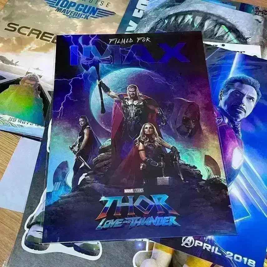 [BUNJANG] Thor: Love and Thunder Special Edition Movie Posters &amp; Merchandise / 토르러브앤썬더포스터 아이맥스돌비리얼디4DX스크린엑스씨네큐 필름마크아트카드