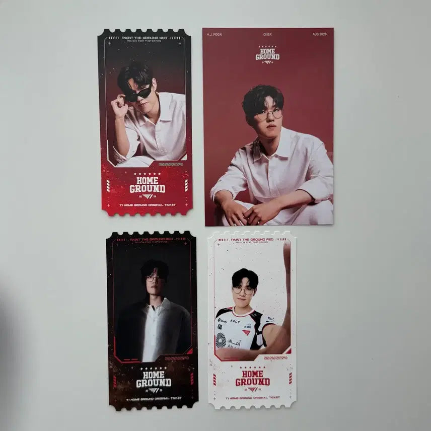 [BUNJANG] T1 Faker Home Ground Ticket Postcard ONER / T1 티원 홈그라운드 티켓 엽서 오너 ONER