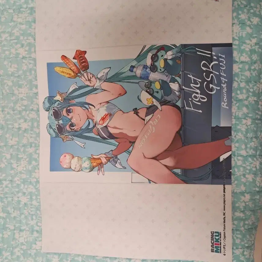 [BUNJANG] Racing Miku Playmat / 유희왕니벨뱅가드디지몬원피스 레이싱 미쿠 매트