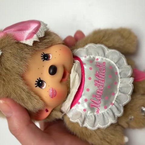 [BUNJANG] Otonarabu Pink Classic Monchhichi / 거의 어제 만든 상태의 오토나랩 핑크 고전 몬치치