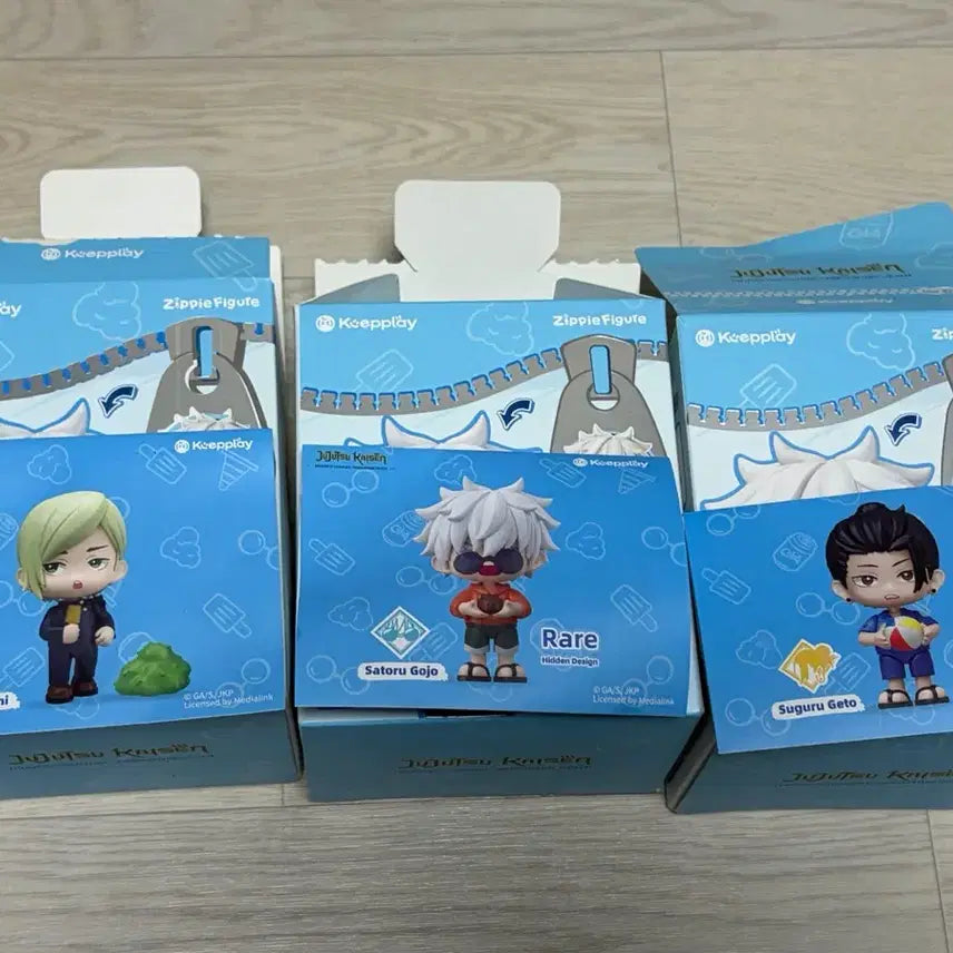 [BUNJANG] Jujutsu Kaisen Model Kit - Satoru Gojo Secret, Suguru Geto Secret, Kento Nanami (Opened) / 주술회전 모델킷 고죠 시크릿, 게토 시크릿, 나나미 개봉품 일괄