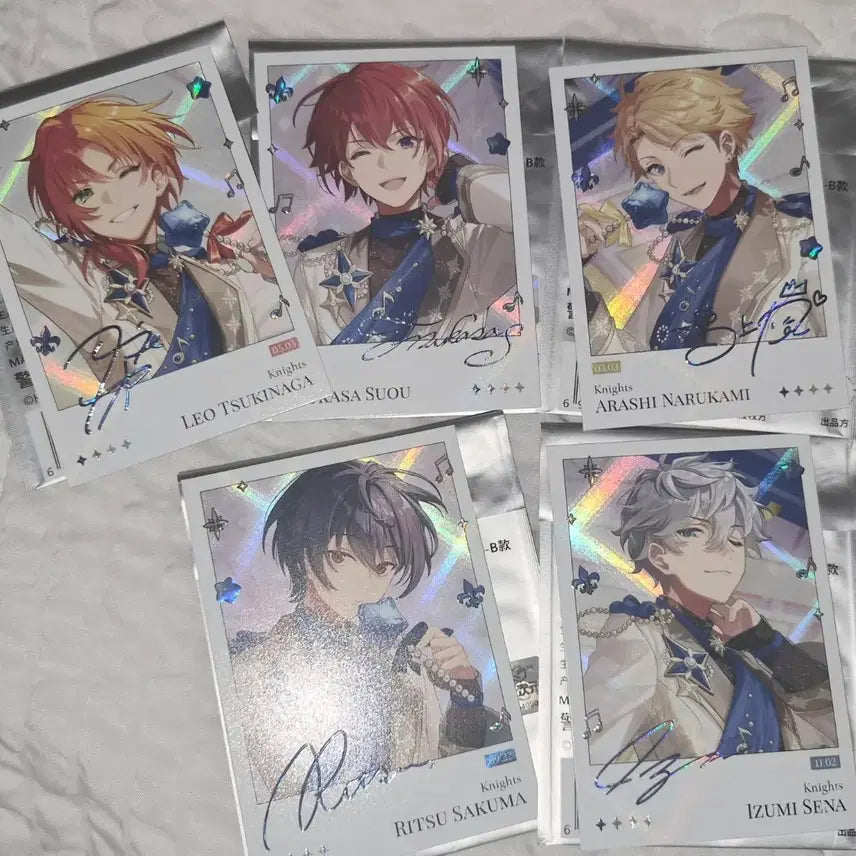 [BUNJANG] Ensemble Stars! 10th Anniversary Yongsan Mofun Collaboration Popup Knights Polaroid Set / 앙스타 10주년 용산 모펀 콜라보 팝업 나이츠 폴라 폴라로이드