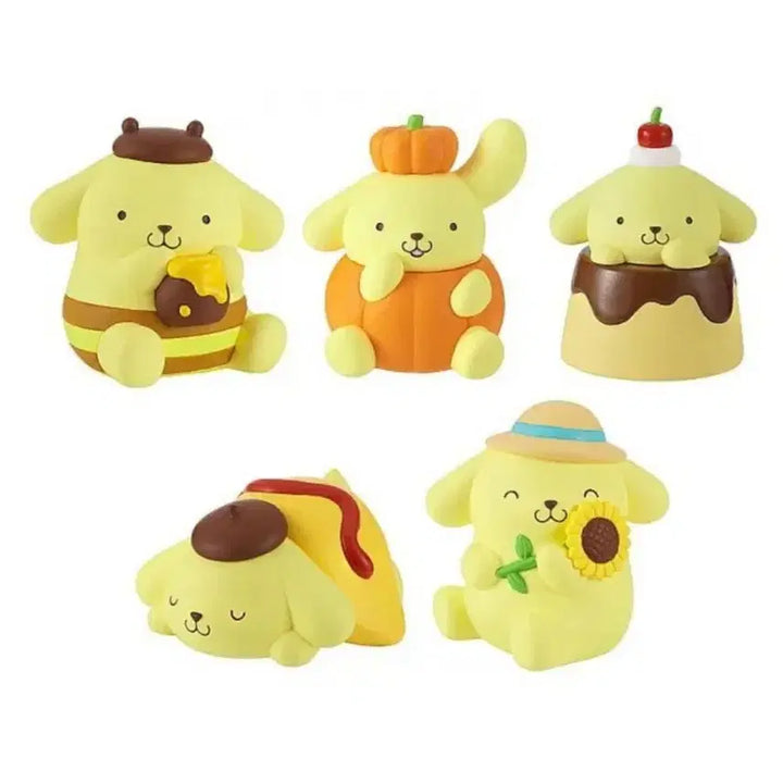 [BUNJANG] Sanrio Pompompurin My Color Figure Bundle Set (Sealed) / 일괄) 산리오 폼폼푸린 마이컬러 피규어 가챠 푸딩 해바라기 미개봉