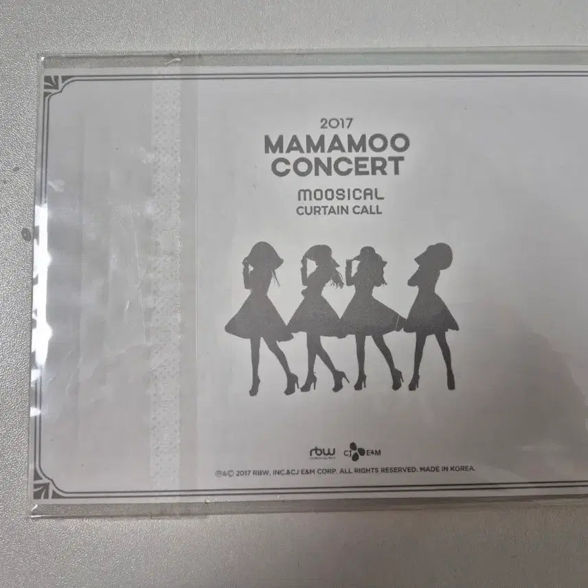 [BUNJANG] Mamamoo 2017 Musical Curtain Call Puzzle / (택포) 마마무2017 무지컬 커튼콜 퍼즐