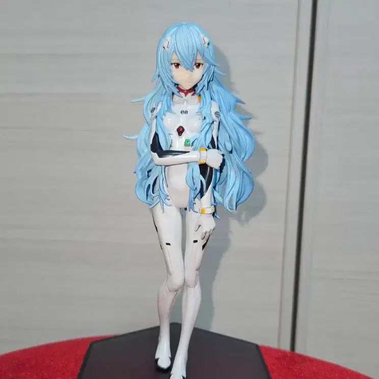 [BUNJANG] Evangelion Ayanami Rei Long Hair Figure / 에반게리온 아야나미 레이 장발 롱헤어 피규어