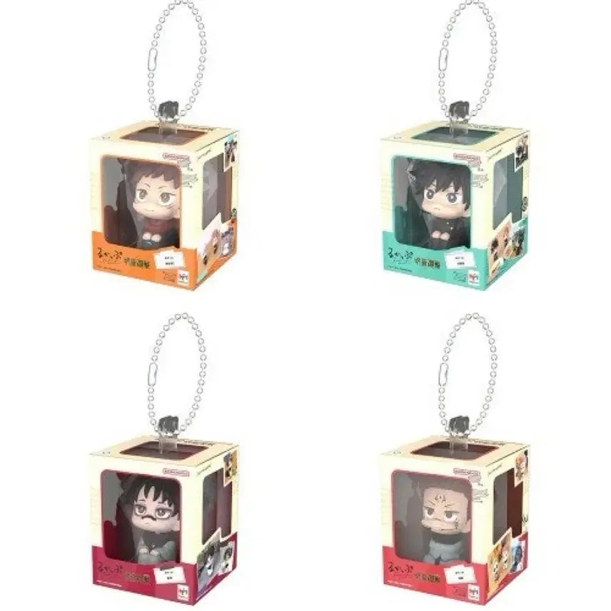 [BUNJANG] Jujutsu Kaisen Mini Look-Up Figure Set (Yuji, Megumi, Sukuna, Choso) - Sealed / 주술회전 미니 룩업 피규어 이타도리 유지 후시구로 메구미 스쿠나 쵸소우 일괄 미개봉 풀박스
