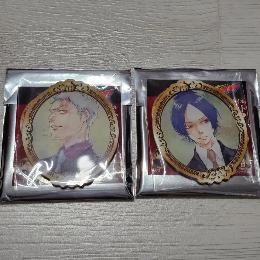 [BUNJANG] Katekyo Hitman Reborn! Original Art Acrylic Magnet &amp; Silver Foil Clear Card Bundle / 가히리 원화 아크릴 마그넷 은박 클리어 카드