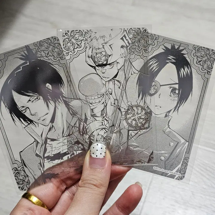 [BUNJANG] Katekyo Hitman Reborn! Original Art Acrylic Magnet &amp; Silver Foil Clear Card Bundle / 가히리 원화 아크릴 마그넷 은박 클리어 카드
