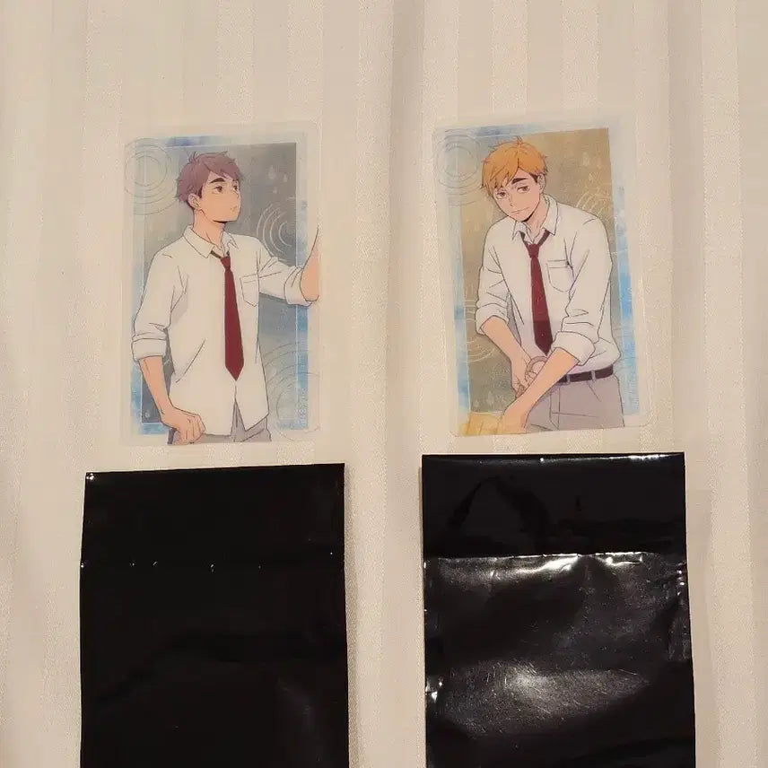 [BUNJANG] Haikyuu!! Miya Osamu &amp; Atsumu Clear Photocard Set / (새상품) 하이큐 미야 오사무, 미야 아츠무 투명 포카