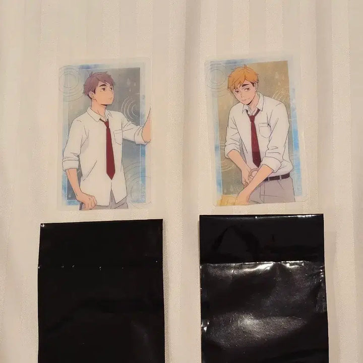 [BUNJANG] Haikyuu!! Miya Osamu &amp; Atsumu Clear Photocard Set / (새상품) 하이큐 미야 오사무, 미야 아츠무 투명 포카