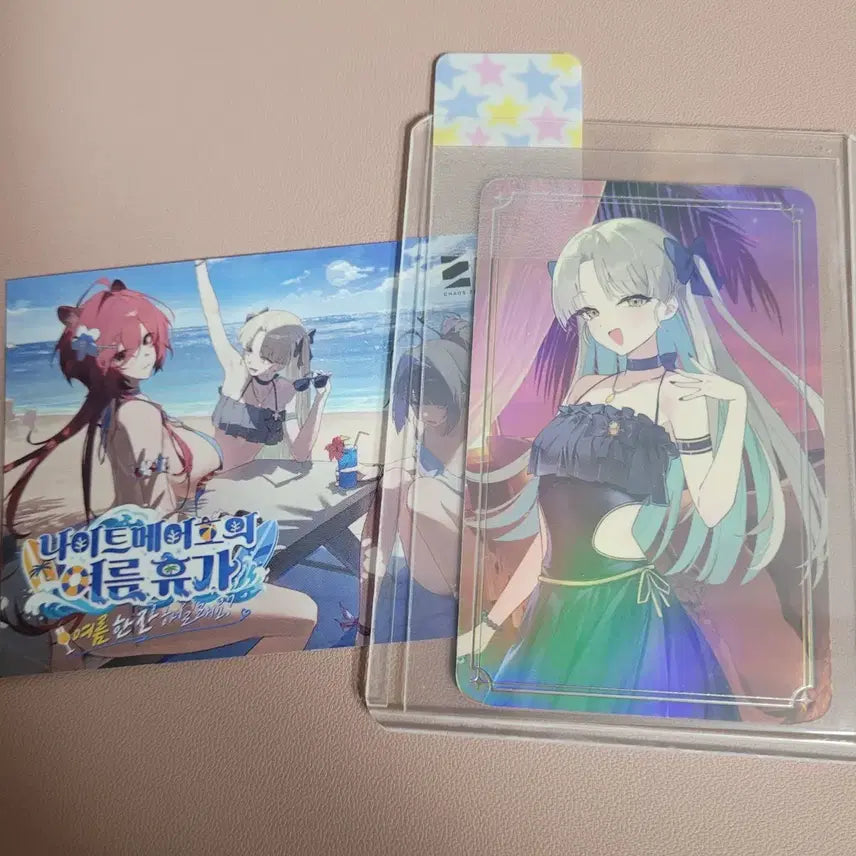 [BUNJANG] Chaos Zero Kazena Olga Photocards + Coupon / 카오스 제로 나이트메어 카제나 올가 포토카드 + 쿠폰