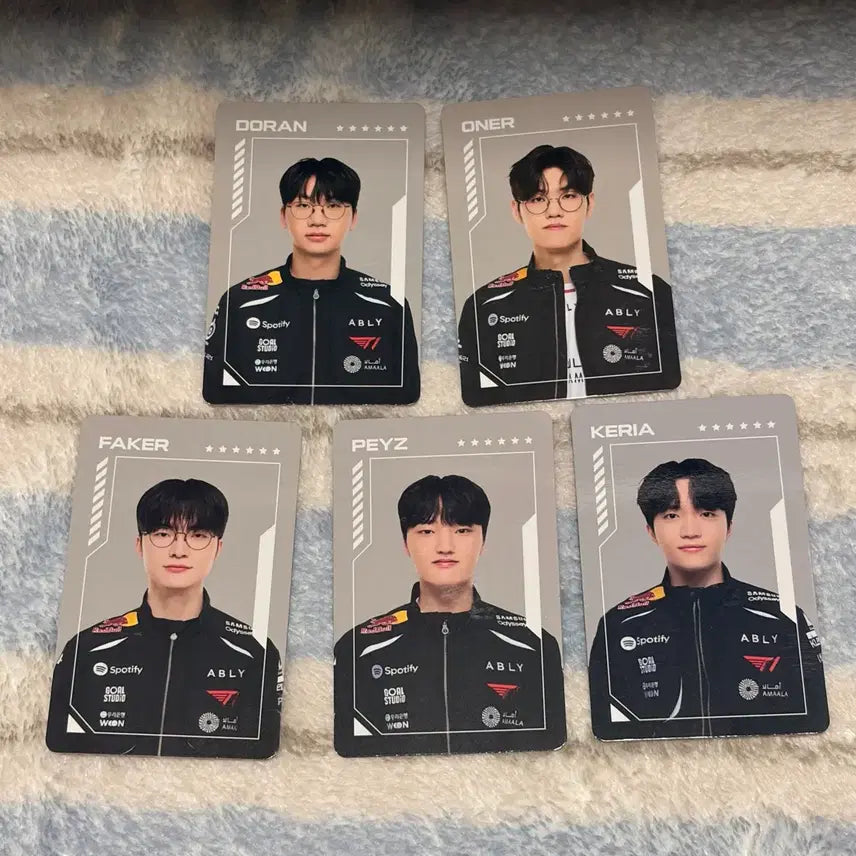 [BUNJANG] T1 Homeground Membership Photocard Set / 티원 홈그라운드 멤버십 포카 도란 오너 페이커 페이즈 케리아