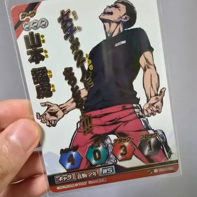 [BUNJANG] Haikyu!! Yamamoto Taketora "Baka Card" Volley Ball Card / 하이큐 야마모토 바보카